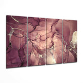 Marble 4 Pieces Mega Glass Wall Art (59"x36") | Insigne Art Design.
